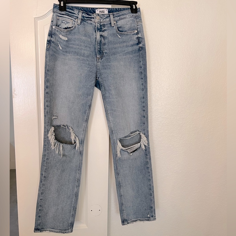 PAIGE Noella High Rise 90s Straight Jeans